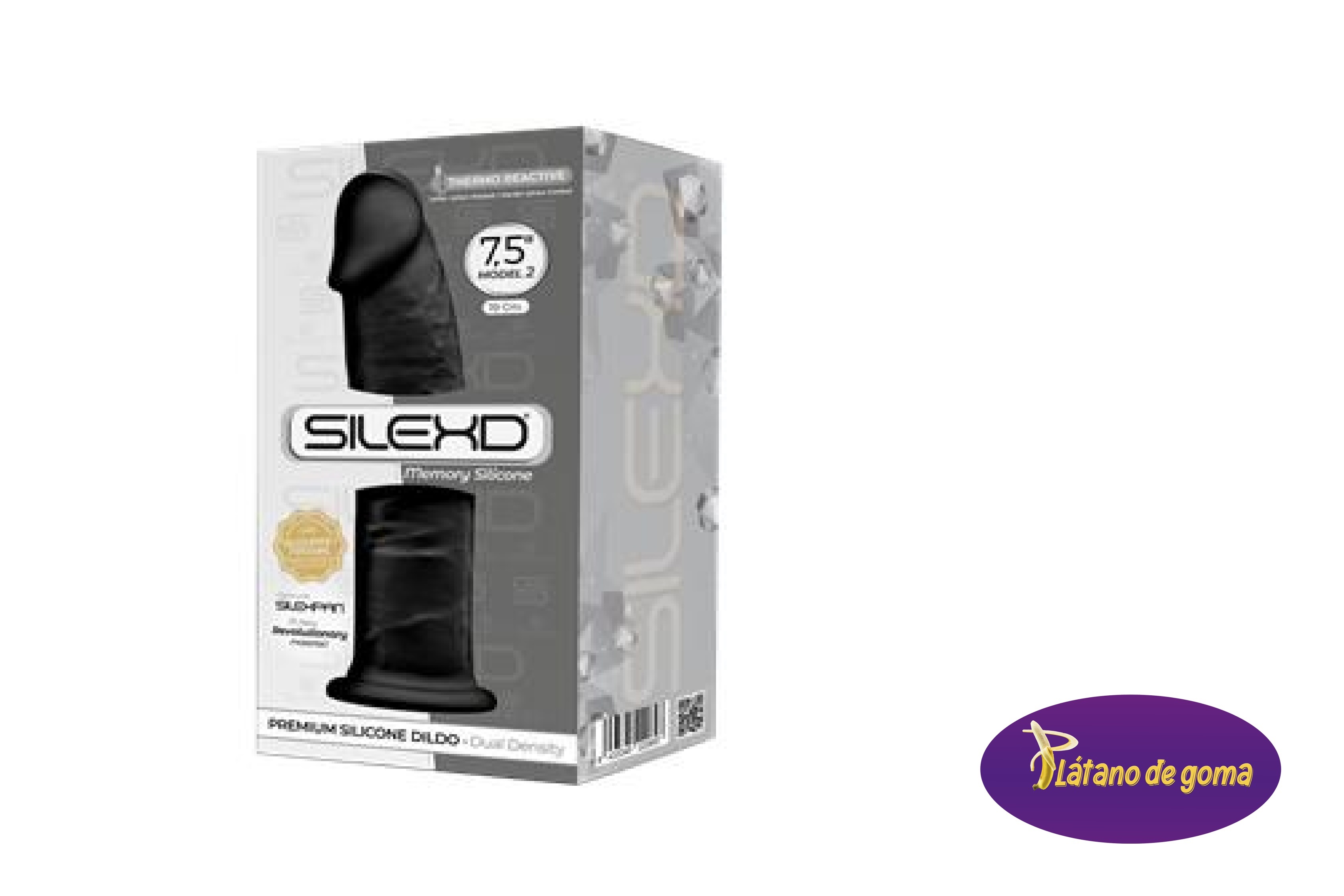 Dildo Dual Density Mod 2 7 5 Negro Silexd