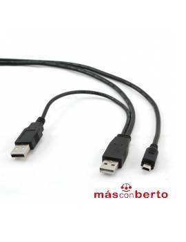 Cable 2 USB/Mini-USB M/M 0.9M