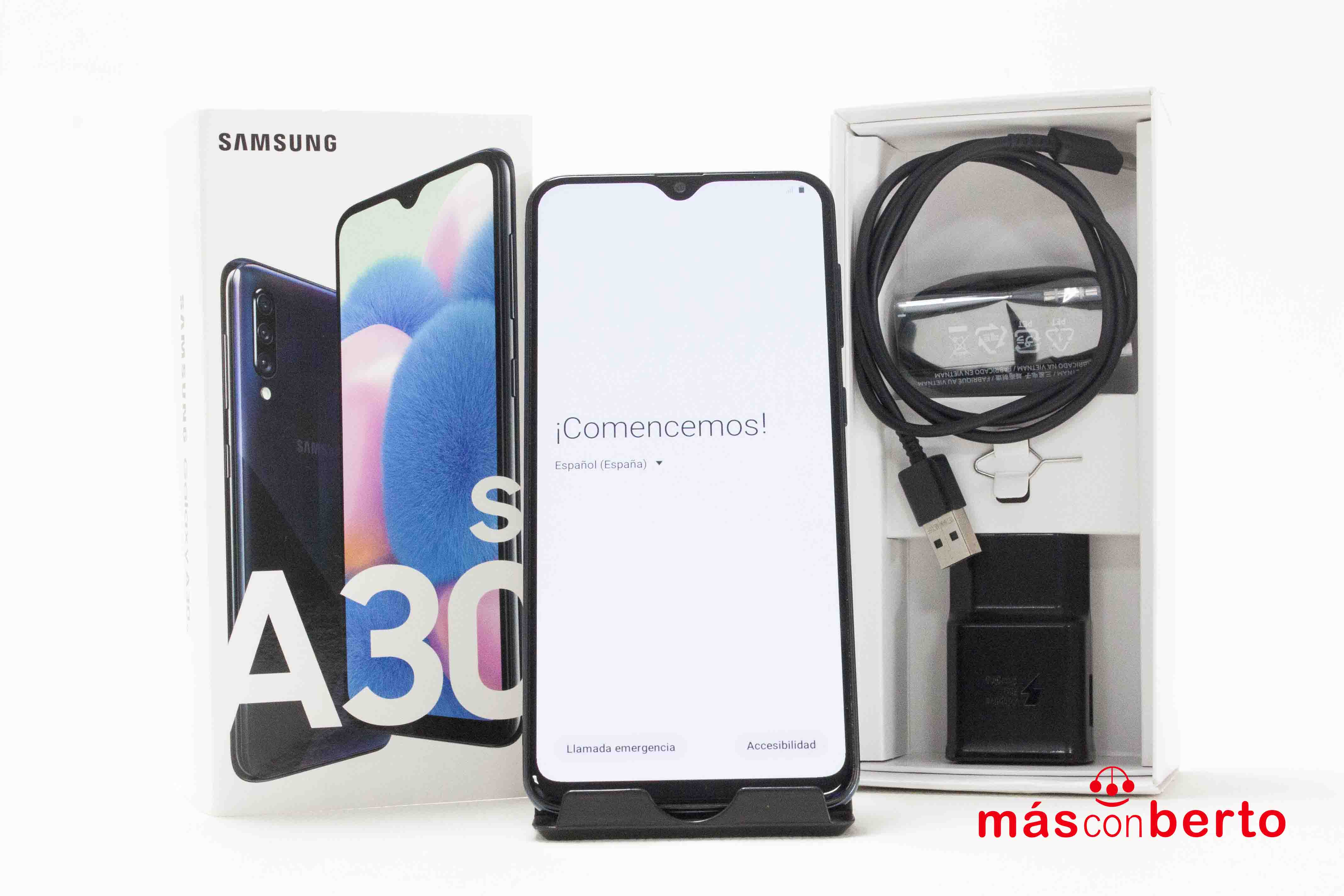 Móvil Samsung A30S 64Gb Negro
