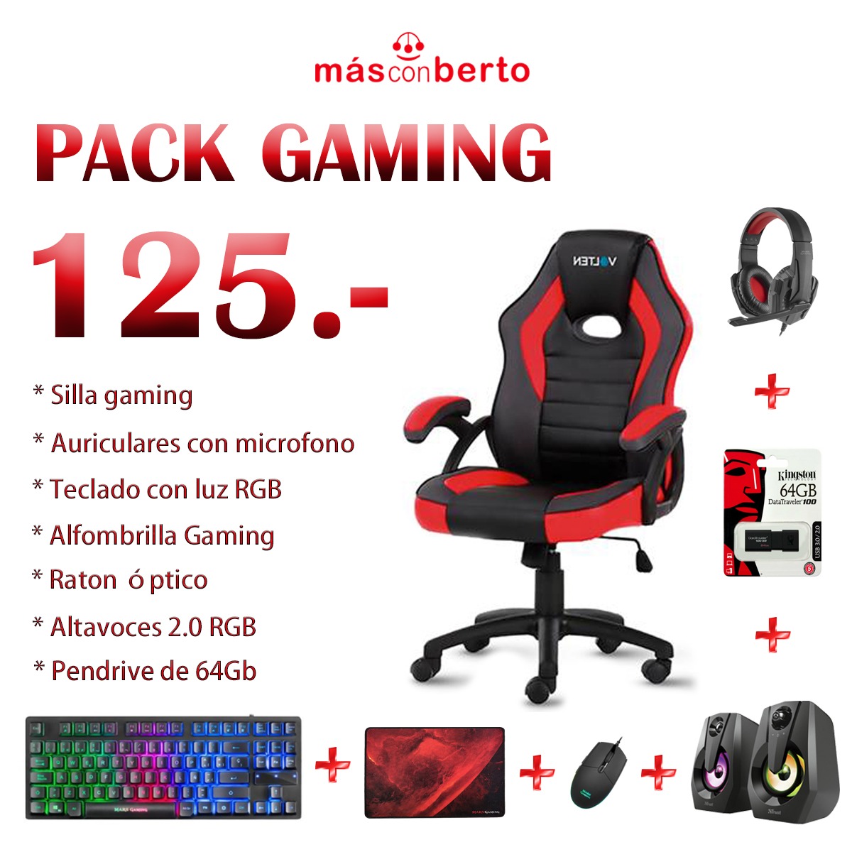 Pack Gaming 125 SR