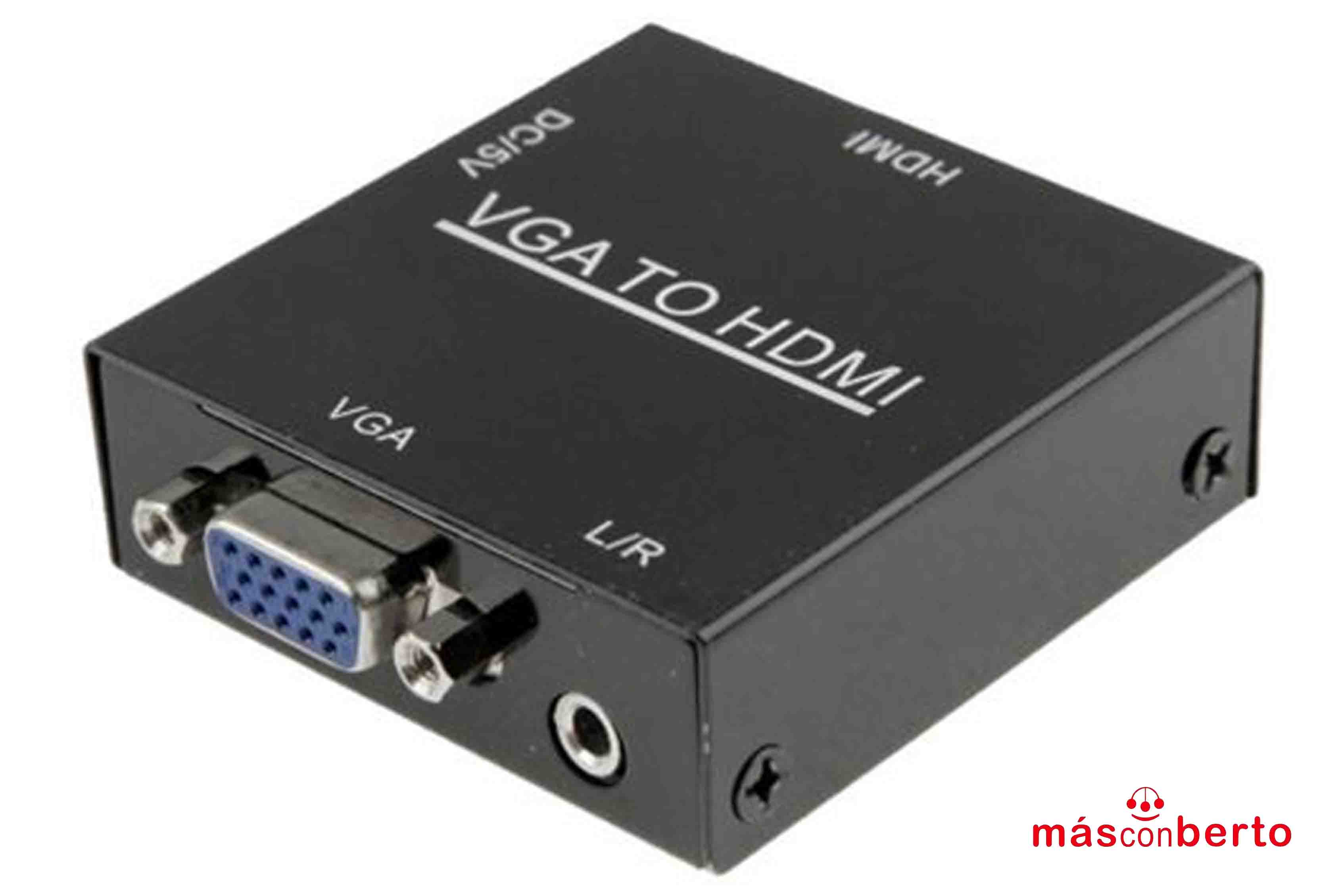 Mini conversor VGA a HDMI...