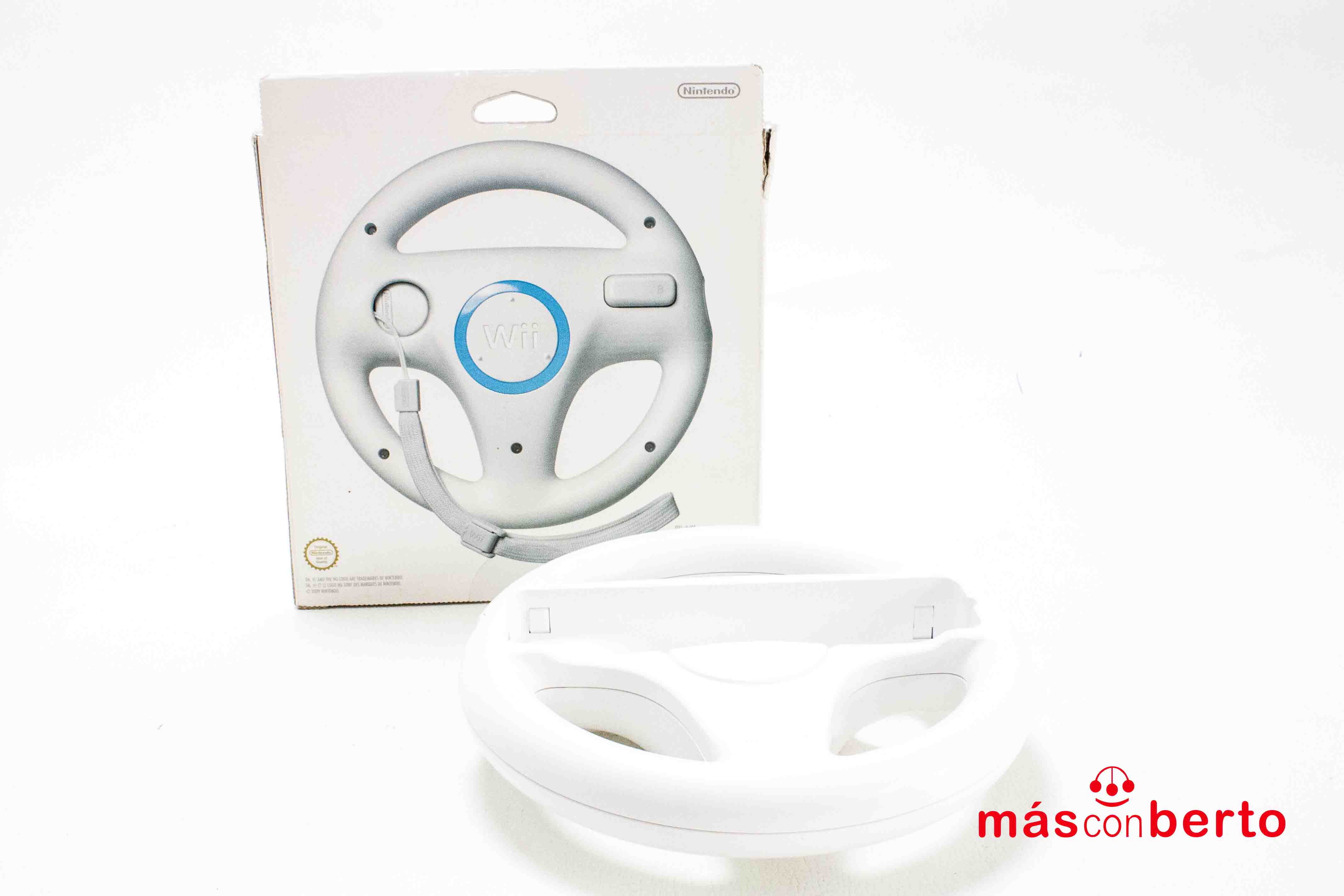 Volante Wii Wheel blanco