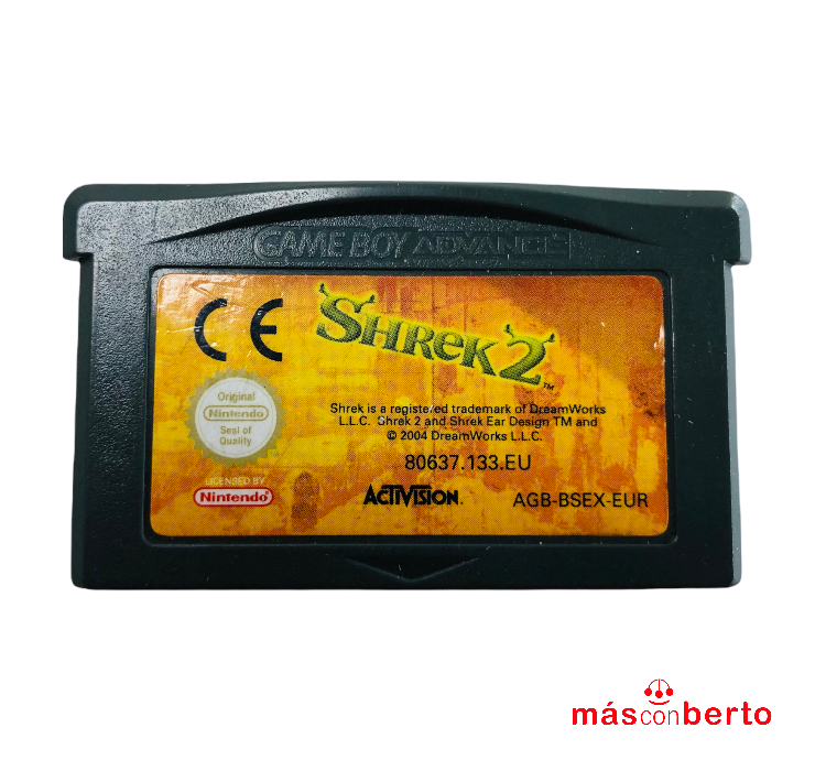 Juego Game Boy Advance Shrek 2