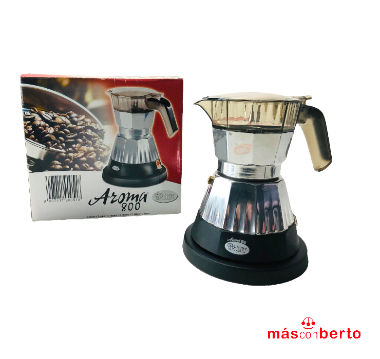 Cafetera italiana eléctrica Polti Aroma 800