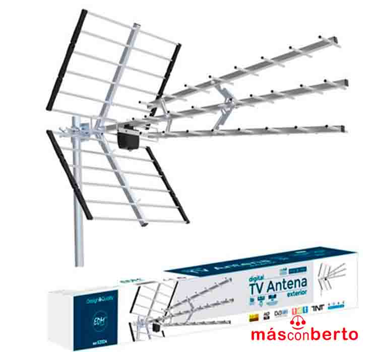 Antena UHF Exterior TV...