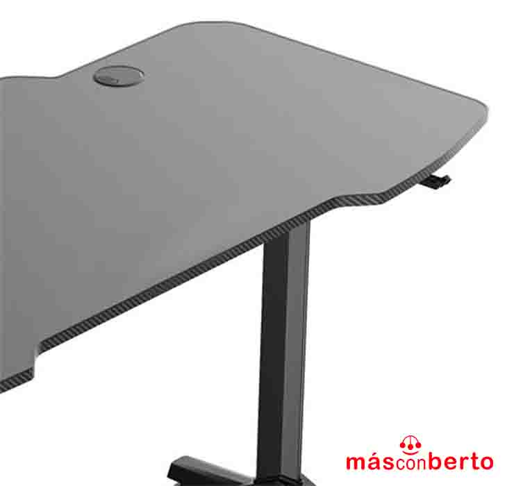 Mesa Gaming TB750 Fibra Carbono Luz RGB VL1476