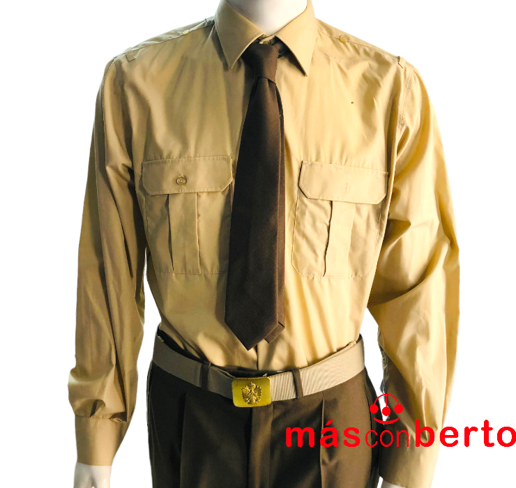 Camisa Beige Militar ML...