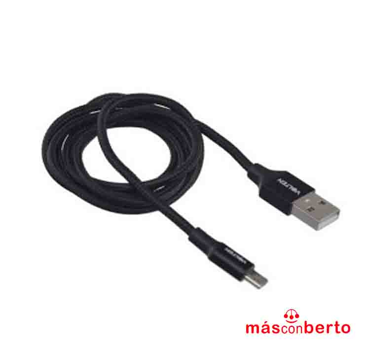 Cable Micro USB Negro 1M...