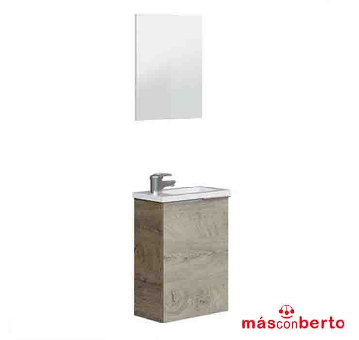 Mueble Baño+Espejo Compact...