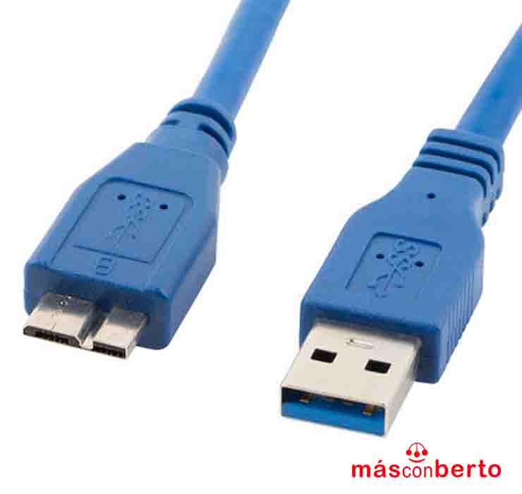 Cable USB 3.0 a Micro BM 0.5M
