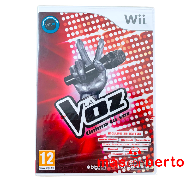 Juego Wii La Voz Precintado 