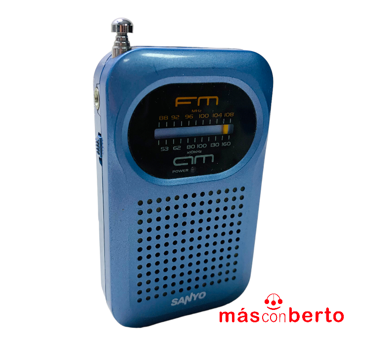 Radio AM/FM Sanyo RP-63 azul 