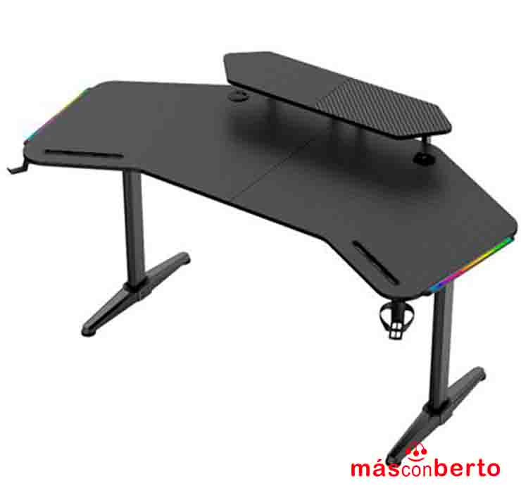 Mesa Gaming Pro1500XL Fibra Carbono MV0442