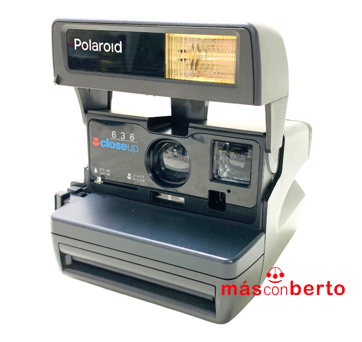 Íntimo Salida Competidores Cámara Polaroid 636 Closeup