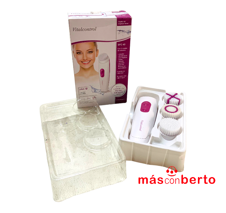 Instruir el centro comercial liebre Cepillo limpieza Facial Vitalcontrol SFC 40
