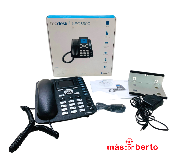 Teléfono fijo Tecdesk Neo 3600