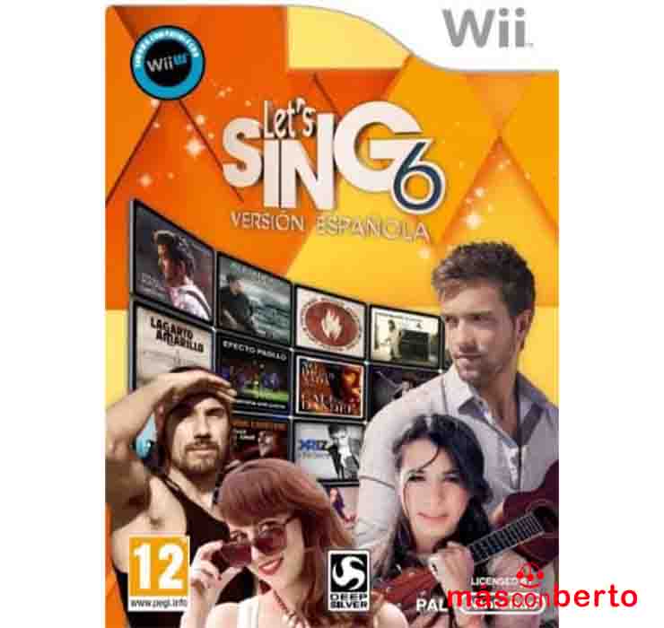 Juego Wii Let´s Sing 6...
