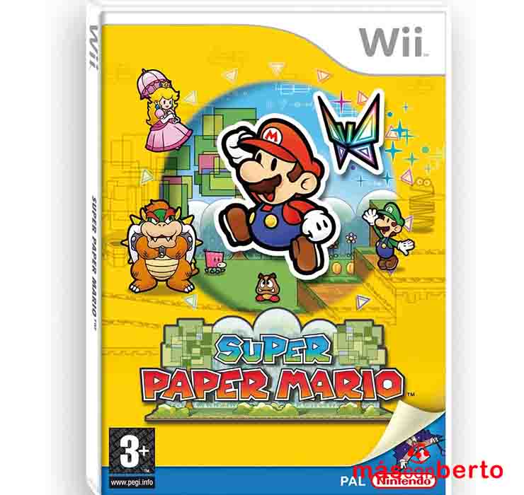 Juego Wii Super Paper Mario 