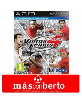 Juego PS3 Virtual Tennis 4