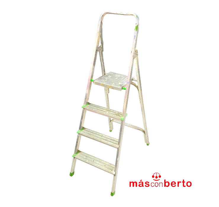 Escalera aluminio 3 peldaños 