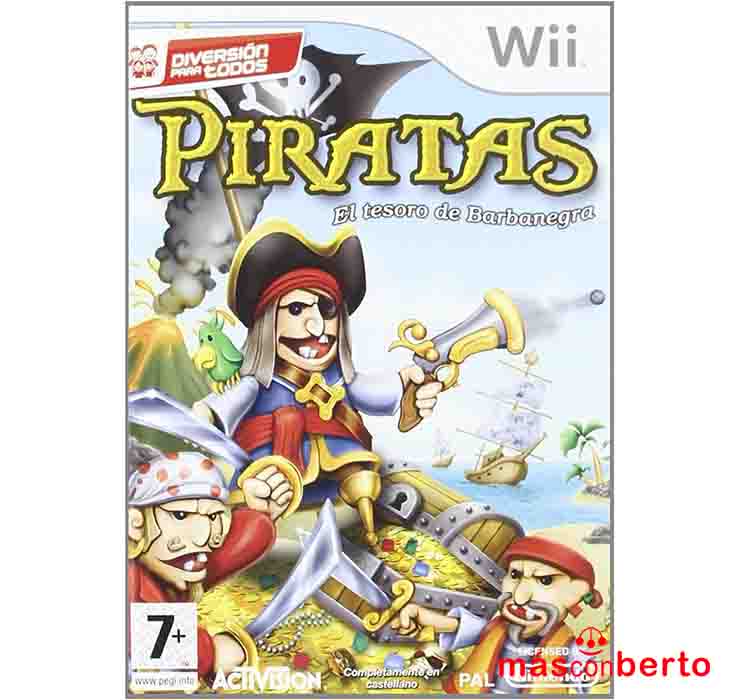 Juego Wii Piratas El tesoro...