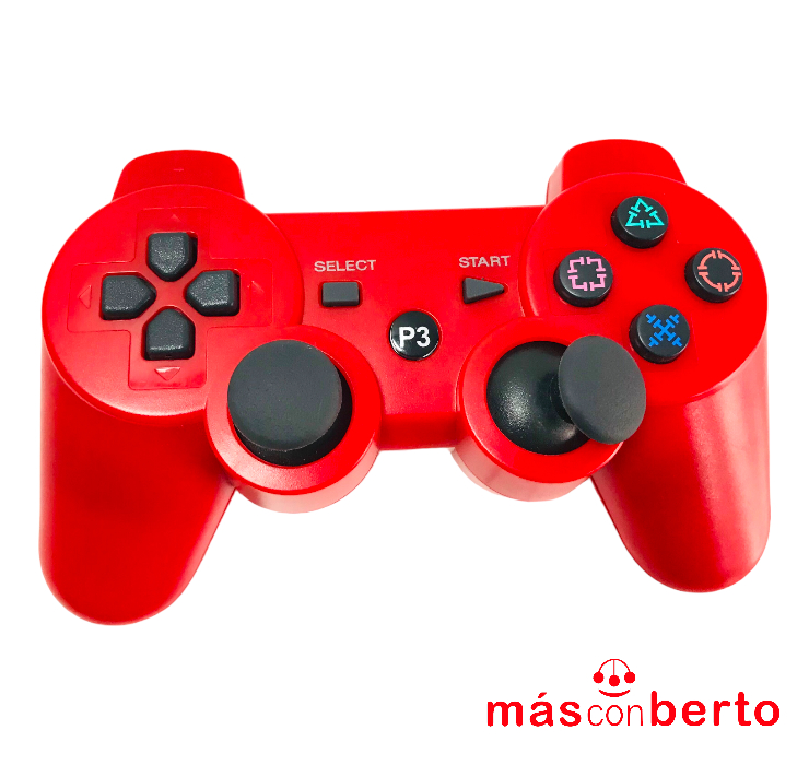 Mando compatible PS3 Rojo 