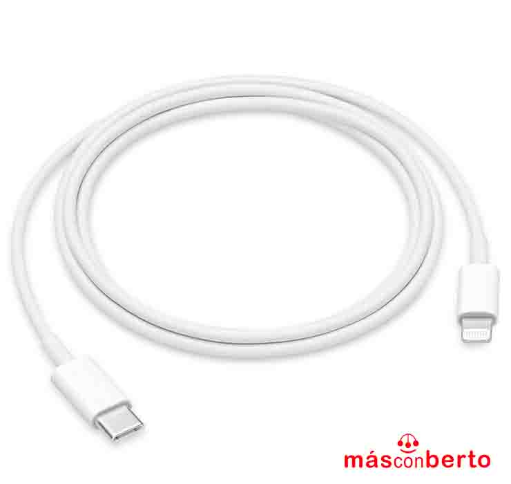Cable USB-C a lightning 1M...