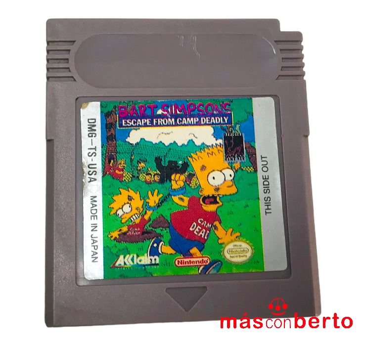 Juego Game Boy Bart...