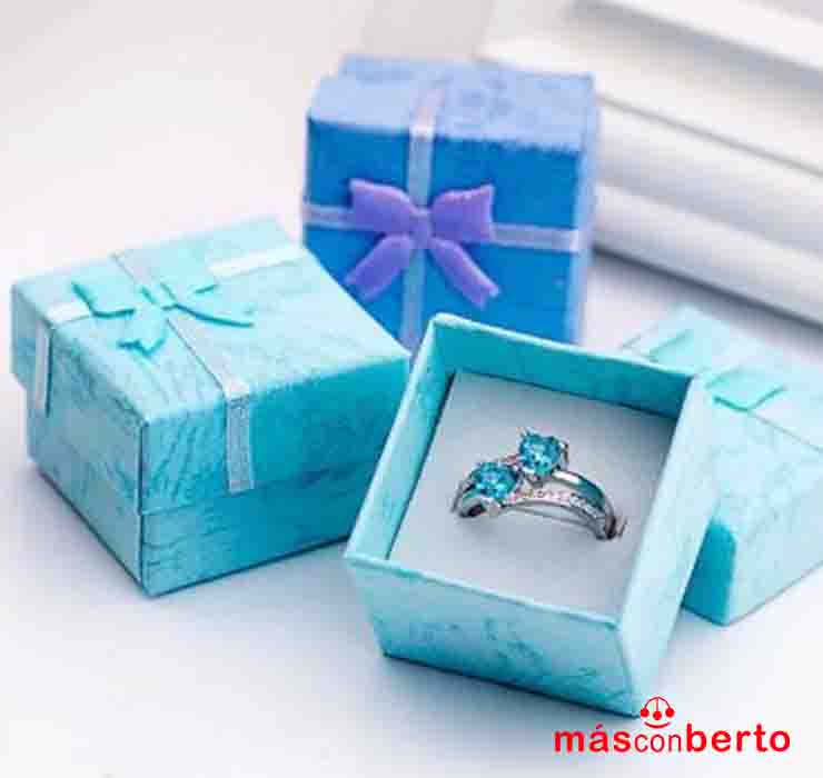 Caja regalo pendientes/anillo