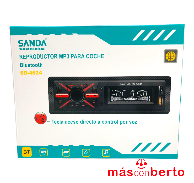 https://masconberto.com/62831-home_default/Radio-coche-bluetooth-MP3-Sanda-SD-4624.jpg