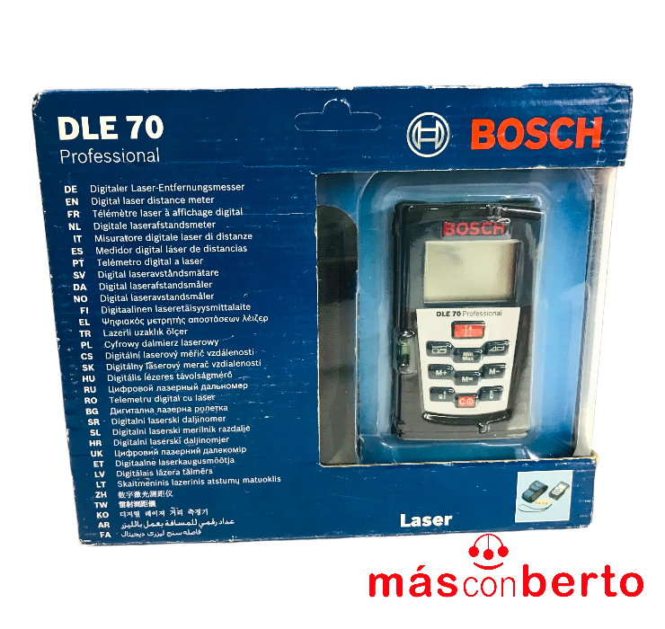 Medidor láser Bosch DLE 70...