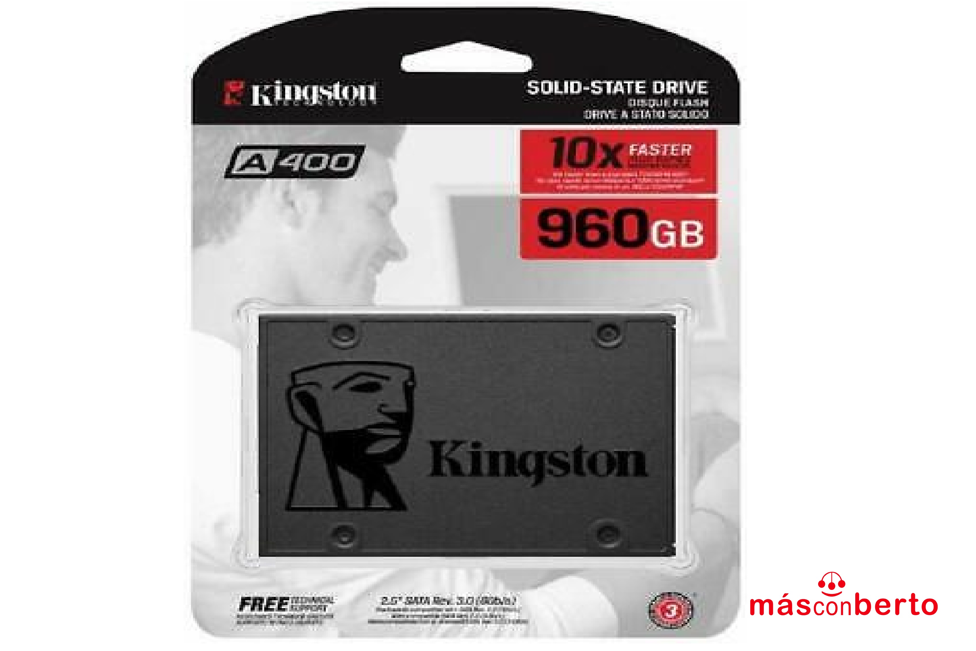 Disco duro SSD 960Gb A400...