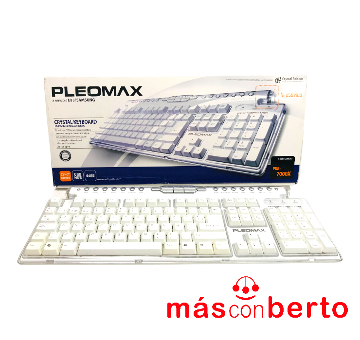 Teclado USB Pleomax PKB-7000X 