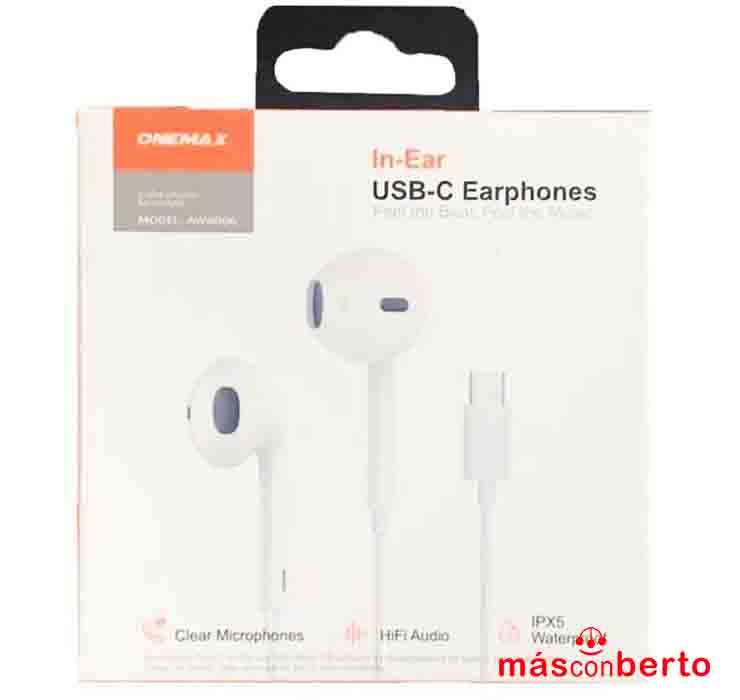 Auriculares Tipo C AW8006...