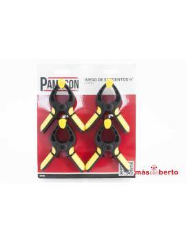 Juego 4 Pcs Sargento 4"...