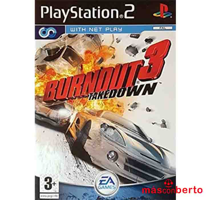 Juego PS2 Burnout 3 takedown