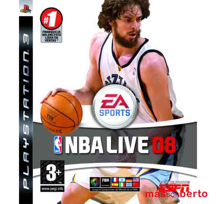 Juego PS3 NBA Live 08