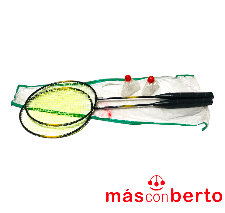 Set raquetas badminton  