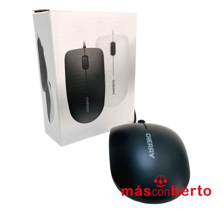 Ratón USB Cherry Negro