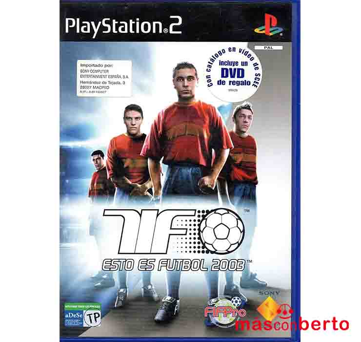 Juego PS2 Esto es fútbol