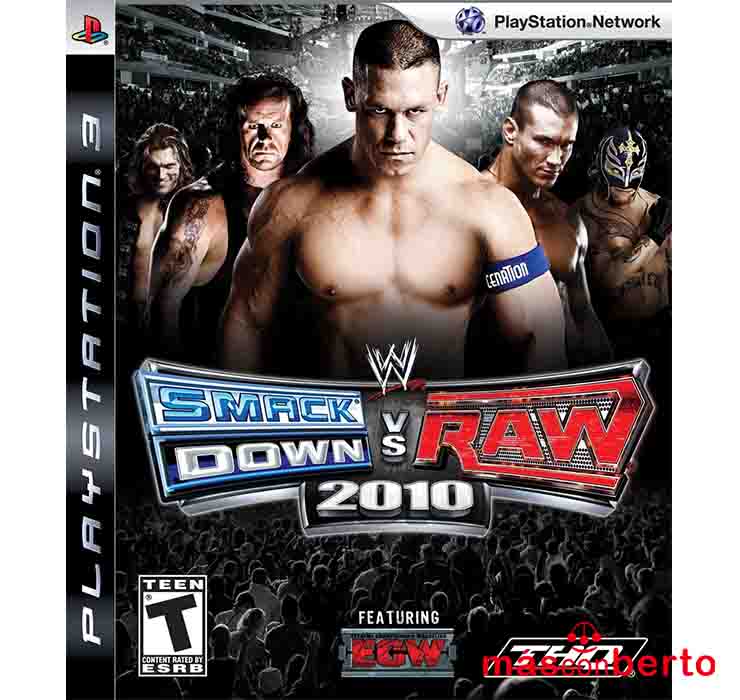 Juego PS3 Smack down vs Raw...