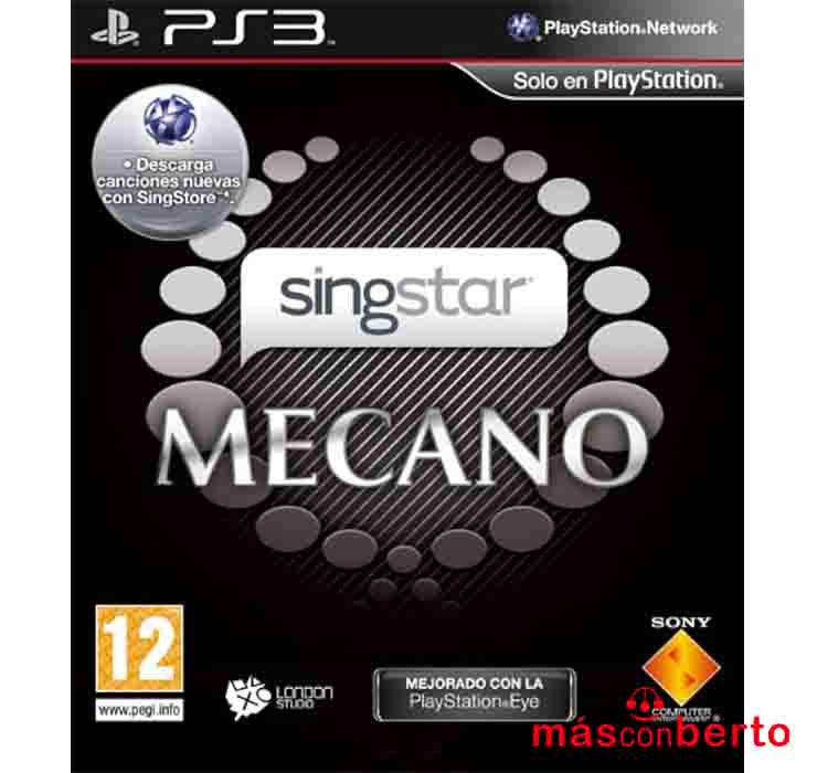 Juego PS3 Singstar Mecano