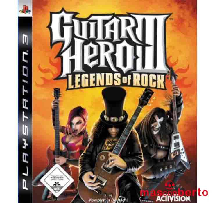 Juego PS3 Guitar Hero III...