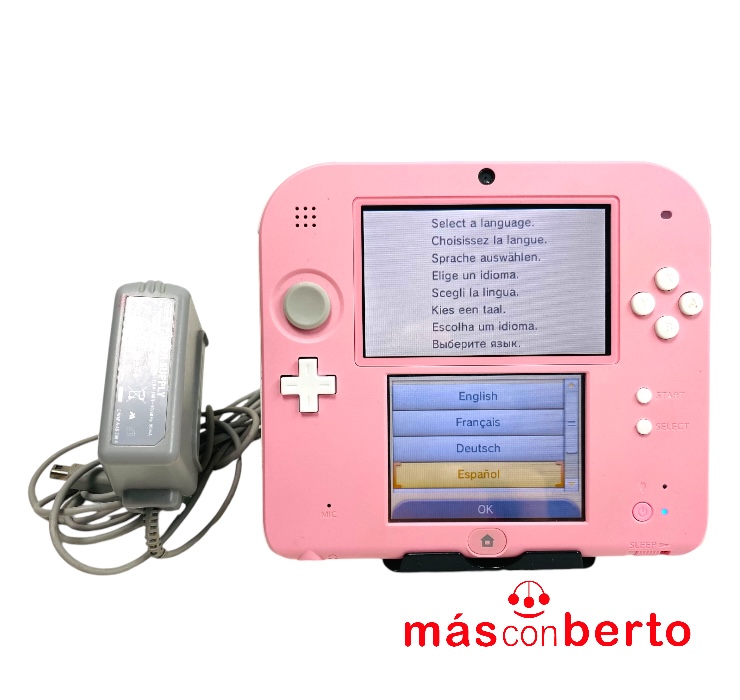 Consola Nintendo 2DS Rosa 