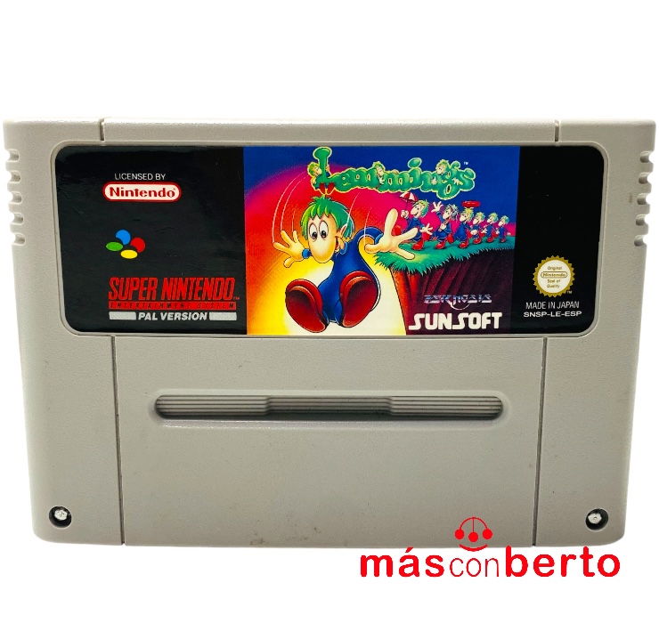 Juego Super Nintendo Lemmings 