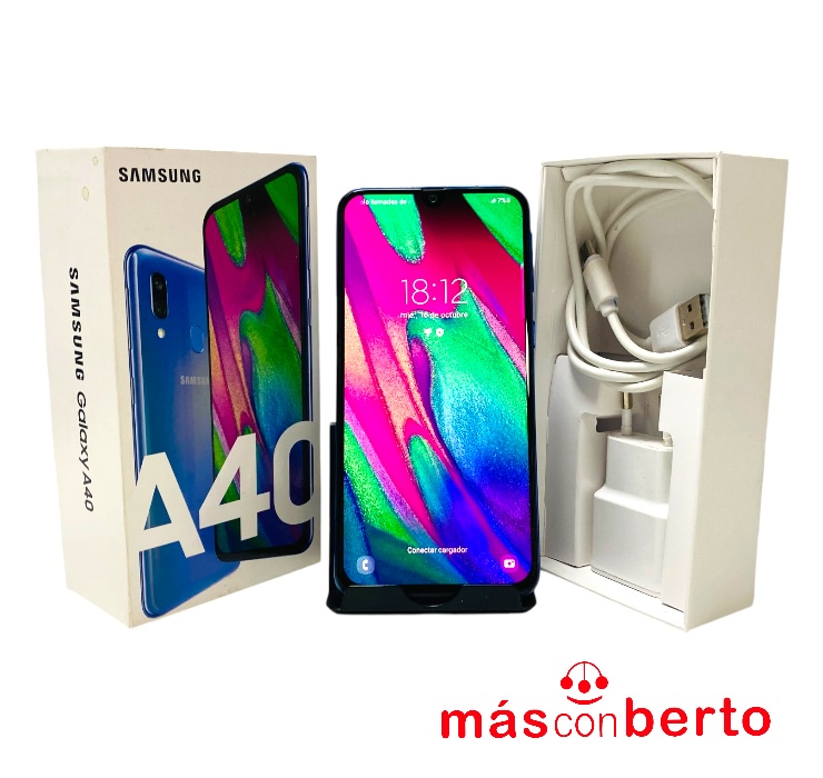 Móvil Samsung A40 64GB Azul 