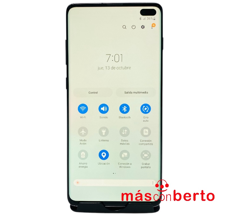 Móvil Samsung S10+ 128Gb Negro