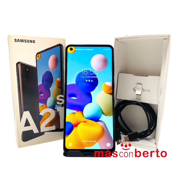 Móvil Samsung A21s 128Gb Azul 