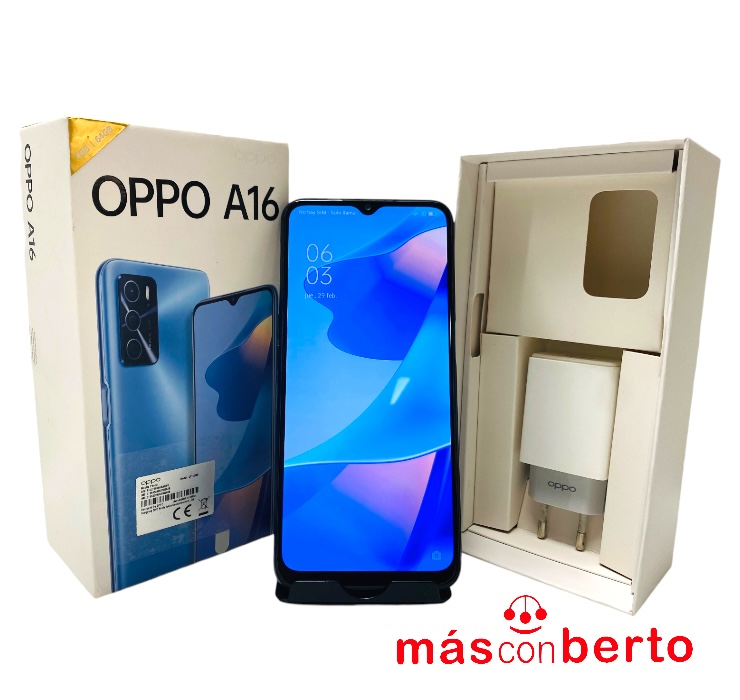 Móvil Oppo A16 64Gb Negro 