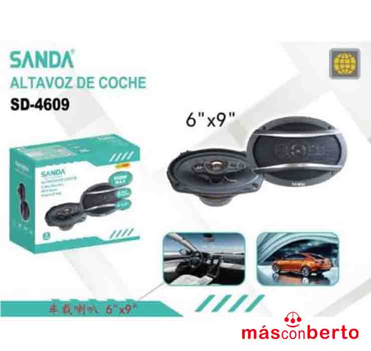 Altavoz vehículo Sanda 6x9